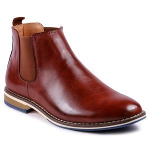 Metrocharm MC130 Brown Slip On Chelsea Boot